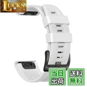 yz[YOCAHU] QuickFit 22 mm oh p for GARMIN(K[~) Fenix 7 Pro Solar/Approach S70 47 mm/Forerunner 965 Ή Xgbv VR xg _炩 h K[~ p oh (white), z