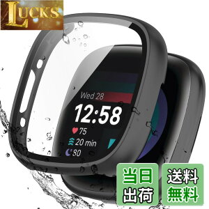 �y���������zBOOLINN For Fitbit sense2 �J�o�[/Fitbit versa4 �J�o�[ 3D���p�G�b�W �����^ PC+�K���X�f�� ��̌^ �t�@�[�E�F fitbit sense2 �P�[�X/fitbit versa4 �P�[�X �Ή� �����ߗ� �L�Y�h�~ �w��h�~ �ȒP��