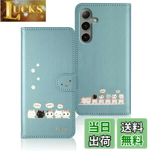 �y���������zQribo Galaxy S24 Plus �P�[�X �蒠�^ Galaxy S25 Plus �P�[�X �V���v���Ȃ̂ɉ����f�U�C�� �G���{�X���H�L�� ���ꂵ���C���� 6.7�C���`�Ή� �M�����N�V�[s24 Plus �P�[�X Samsung S24plus / S25plu