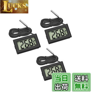 �y���������zYFFSFDC �f�W�^��LCD���x�v -50�x-110�x �v���[�u�t�� ঒��ރe�����E�����^���N�①�ɗp ���� �����Ǘ� �����ى��x�v (�u���b�N 3�Z�b�g)