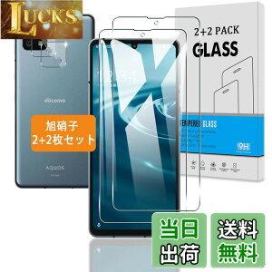 �y���������z�y2+2���Z�b�g�z �Ή� AQUOS sense6 / AQUOS sense 6s �K���X�t�B���� +�J�����t�B���� �y���{���Ɏq �d�x9H�z AQUOSsense6 SH-54B SHG05 SH-M19 / AQUOSsense6s SHG07 �p �t�B���� �����K���X �t���ی�t