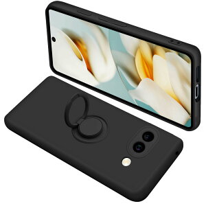 �y���������zONETIAOLONG �ɓK������Google Pixel9a �p�̃P�[�X �����O�t�� �V���R�� �ϏՌ� �O�[�O�� �s�N�Z�� 9a �p�̃����O �J�o�[ �t�̃V���R�[�� �X�}�z�P�[�X 360°��] �X�^���h�@�\ �ԍڃz��