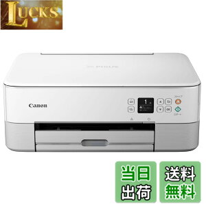 �y���������z�L���m�� Canon �v�����^�[ A4�C���N�W�F�b�g�����@ PIXUS TS5430 �z���C�g 2021�N���f�� �e�����[�N���� 4�F�E��̌^�E�Ή��C���NBC-360/361�V���[�Y