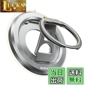 �y���������z�y2025�V���f���z NIMASO �X�}�z�����O MagSafe�Ή� �}�O�Z�[�t �����O �}�O�l�b�g�� �X�}�z�����h�~ 360�x��] �p�x�����\ ���������O�t�� iPhone16/15�V���[�Y�AAndroid�ȂǑS�@��Ή�