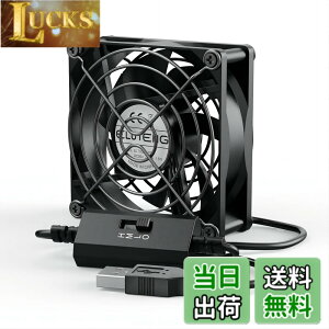 �y���������zELUTENG USB�t�@�� 8cm �É� ���͗�p 3�i���ʒ��� 5V ���^ ��� USB��@ 80mm 7���H�� �T�C�����g PC �ȃG�l �N�[���[ �p�\�R�� PS4 PS3 �Q�[���@ ���[�^�[ TV Box �N�[�����O�ɑΉ� USB Cooli