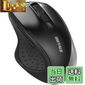 �y���������z�o�b�t�@���[ �}�E�X Bluetooth 5.0 5�{�^�� LED �u���b�N �߂�/�i�ރ{�^������ �ȓd�� BSMBB305BK