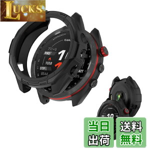 �y���������z(GARMIN) Approach S70 47mm �p �P�[�X �ی�P�[�X �yNOUKAJU�z ��̌^ TPU�f�� �S�ʕی� �����ȒP �ϏՌ� �Ռ��z�� �A�N�Z�T���[ (�u���b�N)