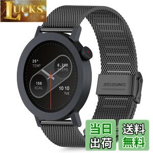 �y���������z[HeeNia] �o���h CMF by Nothing Watch Pro 3/CMF by Nothing Watch Pro 2 �Ή� �����x���g �X�e�����X�� �ւ��x���g �������߉\ �j�����p �����o���h (�u���b�N)