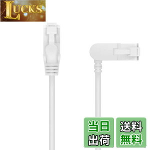 �y���������z�G���R�� LAN�P�[�u�� CAT6A 2m �X�C���O���R�l�N�^ �c�����܂�Ȃ� �ܐ܂�h�~�R�l�N�^ �X���� �z���C�g LD-GPATSW/WH20