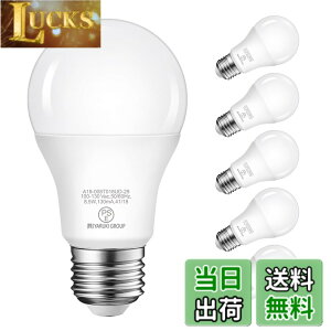 �y���������zLVWIT LED�d�� E26���� 60W�`���� 806LM �����F 5000K 8.5W �L�z���^�C�v �ȃG�l �����F PSE�F�؍ς� 6��