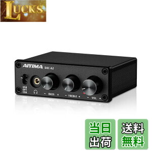 �y���������zAIYIMA DAC-A2 �w�b�h�t�H���A���v PC-USB/��/�R�A�L�V�������́ARCA/3.5mm�w�b�h�t�H���o�� �f�W�^��/�A�i���O�ϊ� �A�i���O���I�[�f�B�I�R���o�[�^�[ 5V 24Bit 192kHz
