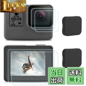 �y���������zMAEXUS�y2�Z�b�g�zGoPro Hero 7 Black/ 6 / 5 /Gopro2018 �p �����K���X �t���ی�t�B���� �����K���X�t�B���� 9H���d�x ����0.3mm �ϏՌ� �h�� �h�� �����Y�ی�+�t���ی�+�����Y�J�o�[�Z�b�g
