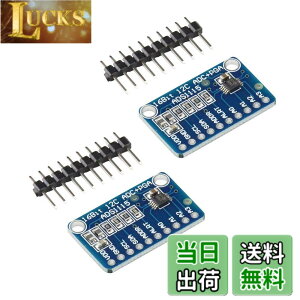 �y���������zKKHMF 2�� ADS1115 16Bit ADC 4�`�����l�� I2C IIC �݊� A/D�R���o�[�^ �σQ�C���A���v�t�� PGA ADC���W���[�� Arduino�p Raspberry Pi�p