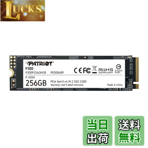 �y���������zPatriot Memory P300 256GB M.2 SSD 2280 NVMe PCIe Gen 3x4 �����^SSD P300P256GM28