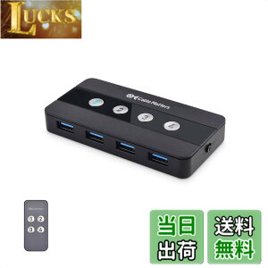 �y���������zCable Matters 4�|�[�g USB �ؑ֊� 4��PC�p 4����4�o�́A�����R���t�� USB 3.0 �ؑ֊�AUSB4�܂���Thunderbolt 4�|�[�g�pUSBA - USBC �ϊ��A�_�v�^�[�t��