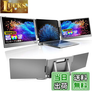�y���������zROADOM �f���A�����j�^�[ 15.6�C���` �g���v�����j�^�[ Type-C �P�[�u��1�{�ڑ�(DisplayPort�|�[�g)/USB2.0����g���Ή� 13~17�C���`�m�[�g�p�\�R���p 3��� ���o�C���f���A���f�B�X�v���C 