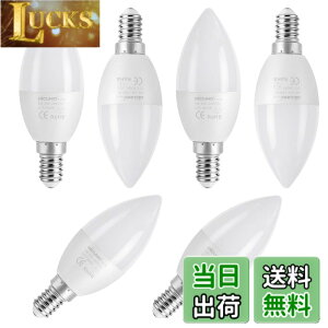 �y���������z�y�����F��Ra98�zDiCUNO LED�d�� E12���� �V�����f���A 40W�`���� �d���F 5W 450lm 3000K ���P�x �S�����^�C�v �ȃG�l AC100V-240V �񒲌� 6��