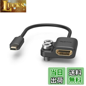 �y���������zSmallRig Micro HDMI-D to HDMI-A�ϊ��A�_�v�^�[ Micro HDMI-DM�i�I�X�j �� HDMI-AF�i���X�j�A�_�v�^�[�P�[�u�� A7R IV & A7RIII & A7III & A7II & A7RII, X-T2 & X-T3�ȂǑΉ� 14cm 4K@60HZ-3021