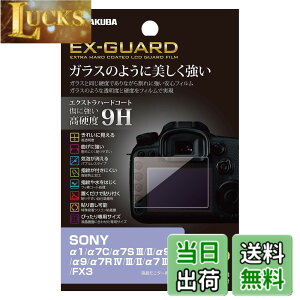 �y���������z�n�N�o HAKUBA �f�W�^���J�����t���ی�t�B���� EX-GUARD ���d�x9H SONY ��1/��7C/��7S III/II/��9 II/��9/��7R IV/III/II/��7 III/II/FX3 ��p EXGF-SA1