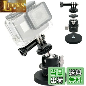 �y���������zPROfezzion �J�������C�X�^���h �Z�b�g �X�^���h + �_�� + Gopro�z���_�[ �}�O�l�b�g�x�[�X ���R�_�� 360°��]�\ 1/4-20�l�W �t�� Gopro Hero 13 12 11 10 9 8 7 Insta360 X5 X4 X3 Ace Pro 2 DJI Osmo Actio