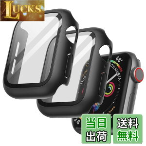 �y���������zJETech Apple Watch SE 3/2/1 / Series 6/5/4 40mm�p �P�[�X �t���ی�t�B�����t�� (�u���b�N)