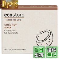 【送料無料】ecostore(エコストア) 石鹸 固形石鹸 せっけん 植物由来 肌にやさしい 色：ホワイト