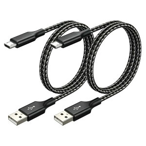�y���������zMicro USB �P�[�u�� SLEIJAOOE�yUSB2.0�K�i / 2A����[�d�z �}�C�N��B�[�q ���ϋv�i�C�����ґg [PS4 Xbox One �R���g���[���[�Ή�] Android���@��X�}�z�Ή��y�f���h�~�E���S�d�l�z �T�C�Y�F1m