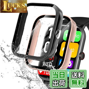 �y���������zredmi watch6 �P�[�X �F�F�u���b�N+�s���N�A�T�C�Y�FVialove KW105-G01(�u���b�N+�s���N)