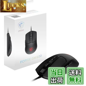 �y���������z�y����zMSI FORGE GM100 �I�v�e�B�J�� �Q�[�~���O�}�E�X �L�� MS0716 �F�F�u���b�N