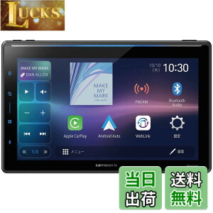 �y���������zPioneer �p�C�I�j�A �f�B�X�v���C�I�[�f�B�I AppleCarPlay AndroidAuto�Ή� Wi-Fi���[�^�[ �Z�b�g �F�F�u���b�N�A�T�C�Y�F10.1�C���`