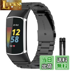 �y���������zAnkersaial �o���h �Ή� Fitbit Charge 6/ Fitbit Charge 5,�����o���h �r�W�l�X�� �X�e�����X�� �T�C�Y���߉\ �����H��t�� �����x���g �ւ��x���g �R���p�`�u�� �F�F�u���b�N�A�T�C�Y�F