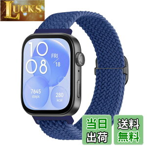�y���������z[KeeFos] �o���h Huawei(�t�@�[�E�F�C) Watch Fit 5 Pro/5/4 Pro/Fit 4/Fit 3 �Ή� �����o���h �i�C�����f�� �ւ��x���g �݊��� �L�k�� �T�C�Y���� �҂݃u���X���b�g �ʋC�� �_�炵 �F�F�u���[