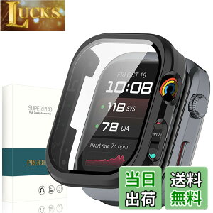 �y���������z�P�[�X+�K���X�t�C���� PC+�K���X �����x �L�Y�h�~ ��̌^�J�o�[ ���t���ȒP �y�� �ی�J�o�[ �F�F�u���b�N�A�T�C�Y�FHUAWEI WATCH D2