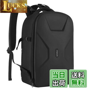 �y���������zMOSISO �J�����o�b�N�p�b�N �ی� �J�����o�b�O 15-16 �C���` ���� �O�r & ���b�v�g�b�v �R���p�[�g�����g�t�� �F�F�u���b�N�A�T�C�Y�F44 x 30 x 19 cm