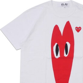 正規品・本物保証 プレイ コムデギャルソン PLAY COMME des GARCONS MEN'S TALL RED HEART TEE Tシャツ WHITE ホワイト 白 メンズ 【新品】 200008083060 半袖Tシャツ