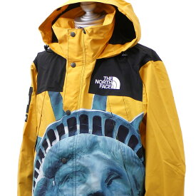 【数量限定特別価格】 新品 シュプリーム SUPREME x ザ ノースフェイス THE NORTH FACE Statue of Liberty Mountain Jacket マウンテン ジャケット YELLOW イエロー メンズ OUTER