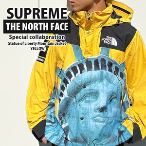 Vi Vv[ SUPREME x U m[XtFCX THE NORTH FACE Statue of Liberty Mountain Jacket }Ee WPbg YELLOW CG[ Y OUTER