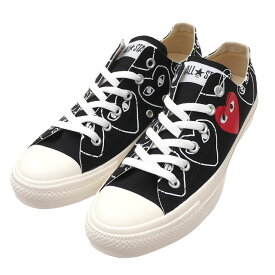 正規品・本物保証 新品 プレイ コムデギャルソン PLAY COMME des GARCONS x コンバース CONVERSE ALL STAR OX PCDG オールスター スニーカー BLACK ブラック 黒 メンズ レディース フットウェア