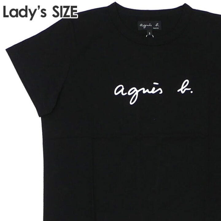 楽天市場 新品 アニエスベー Agnes B Ts ロゴ Tシャツ Black ブラック 黒 レディース 半袖tシャツ 39ショップ Cliffedger