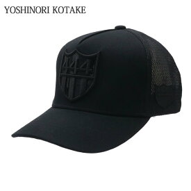 正規品・本物保証 新品 ヨシノリコタケ YOSHINORI KOTAKE x BARNEYS NEWYORK BLACK LINE 444LOGO MESH CAP BLACKxBLACK ヘッドウェア