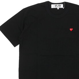 正規品・本物保証 新品 プレイ コムデギャルソン PLAY COMME des GARCONS SMALL RED HEART TEE Tシャツ BLACK ブラック 黒 メンズ 半袖Tシャツ