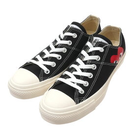 正規品・本物保証 新品 プレイ コムデギャルソン PLAY COMME des GARCONS x コンバース CONVERSE ALL STAR OX PCDG オールスター スニーカー BLACK ブラック 黒 メンズ レディース フットウェア