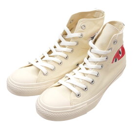 正規品・本物保証 新品 プレイ コムデギャルソン PLAY COMME des GARCONS x コンバース CONVERSE ALL STAR HI PCDG オールスター スニーカー WHITE ホワイト 白 メンズ レディース フットウェア