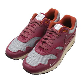 【数量限定特別価格】 新品 ナイキ NIKE x パタ PATTA AIR MAX 1 エアマックス1 METALLIC SILVER/RUSH MAROON DO9549-001 メンズ フットウェア