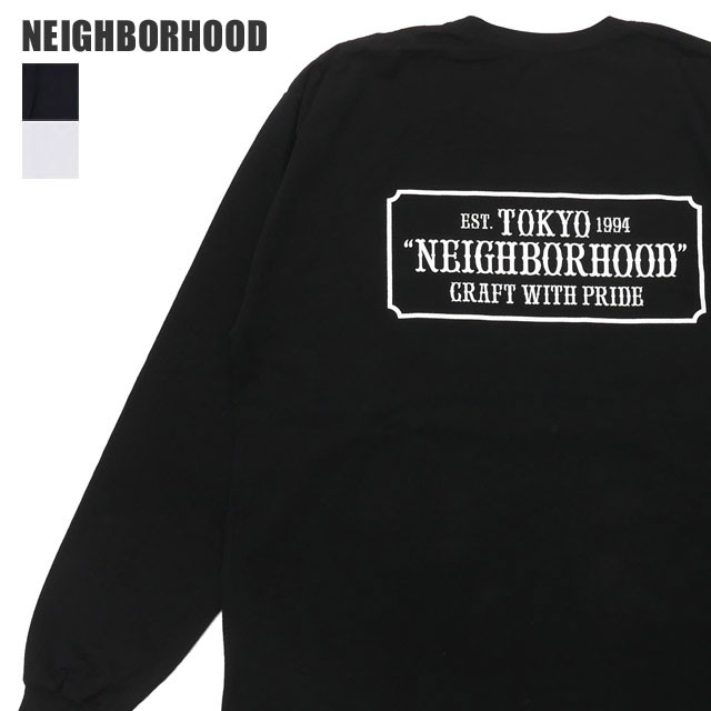 neighborhood tee-6 ls black sサイズ Tシャツ/カットソー(七分/長袖) トップス メンズ 当社の