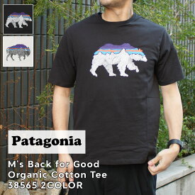 正規品・本物保証 新品 パタゴニア Patagonia M's Back for Good Organic Cotton Tee バック フォー グッド オーガニック Tシャツ 38565 メンズ レディース アウトドア キャンプ 半袖Tシャツ