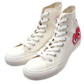 正規品・本物保証 新品 プレイ コムデギャルソン PLAY COMME des GARCONS x コンバース CONVERSE ALL STAR HI PCDG オールスター スニーカー WHITE ホワイト 白 メンズ レディース フットウェア