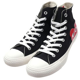 正規品・本物保証 新品 プレイ コムデギャルソン PLAY COMME des GARCONS x コンバース CONVERSE ALL STAR HI PCDG オールスター スニーカー BLACK ブラック 黒 メンズ レディース フットウェア