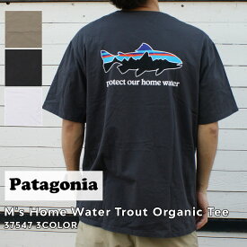 正規品・本物保証 新品 パタゴニア Patagonia M's Home Water Trout Organic Tee メンズ ホーム ウォーター トラウト オーガニック Tシャツ 37547 メンズ レディース アウトドア キャンプ 半袖Tシャツ