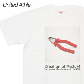 正規品・本物保証 新品 ユナイテッドアスレ UnitedAthle x Shusaku Takaoka 高岡周策 6.2oz. Premium T-shirt /FISH Tシャツ WHITE ホワイト 白 メンズ 半袖Tシャツ